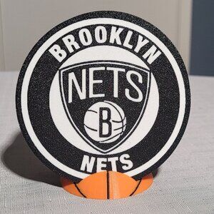 Brooklyn Nets Coaster Set - 3D Printed - (Set of 4)